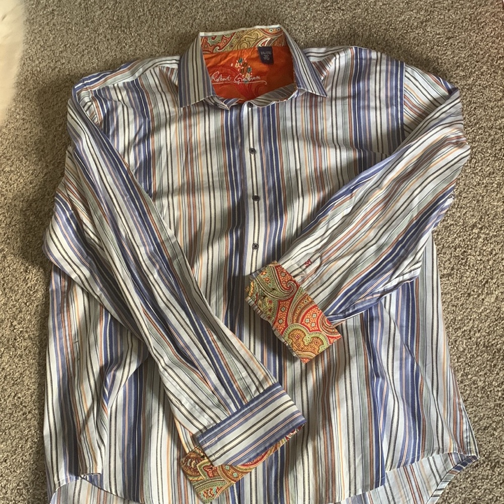 Robert Graham Button Down Shirt - Size 2XL